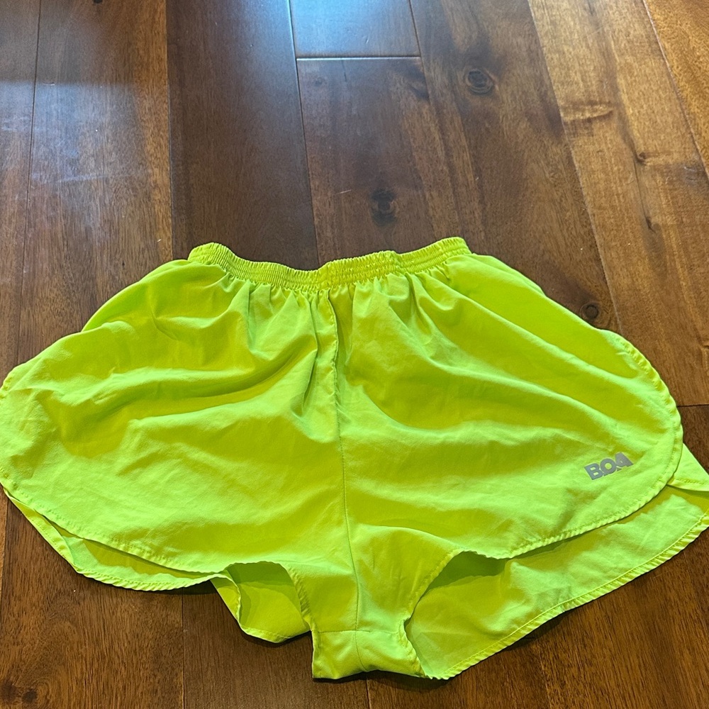 BOA Women's Neon Yellow Athletic Shorts